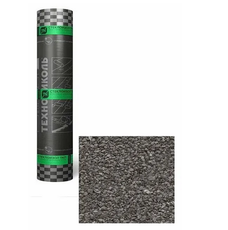Стеклоизол ХКП 10м2/рул сланец серый (основа: стеклохолст)