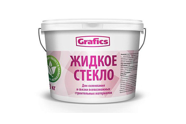 Жидкое стекло 1,5кг Grafics (Графикс)