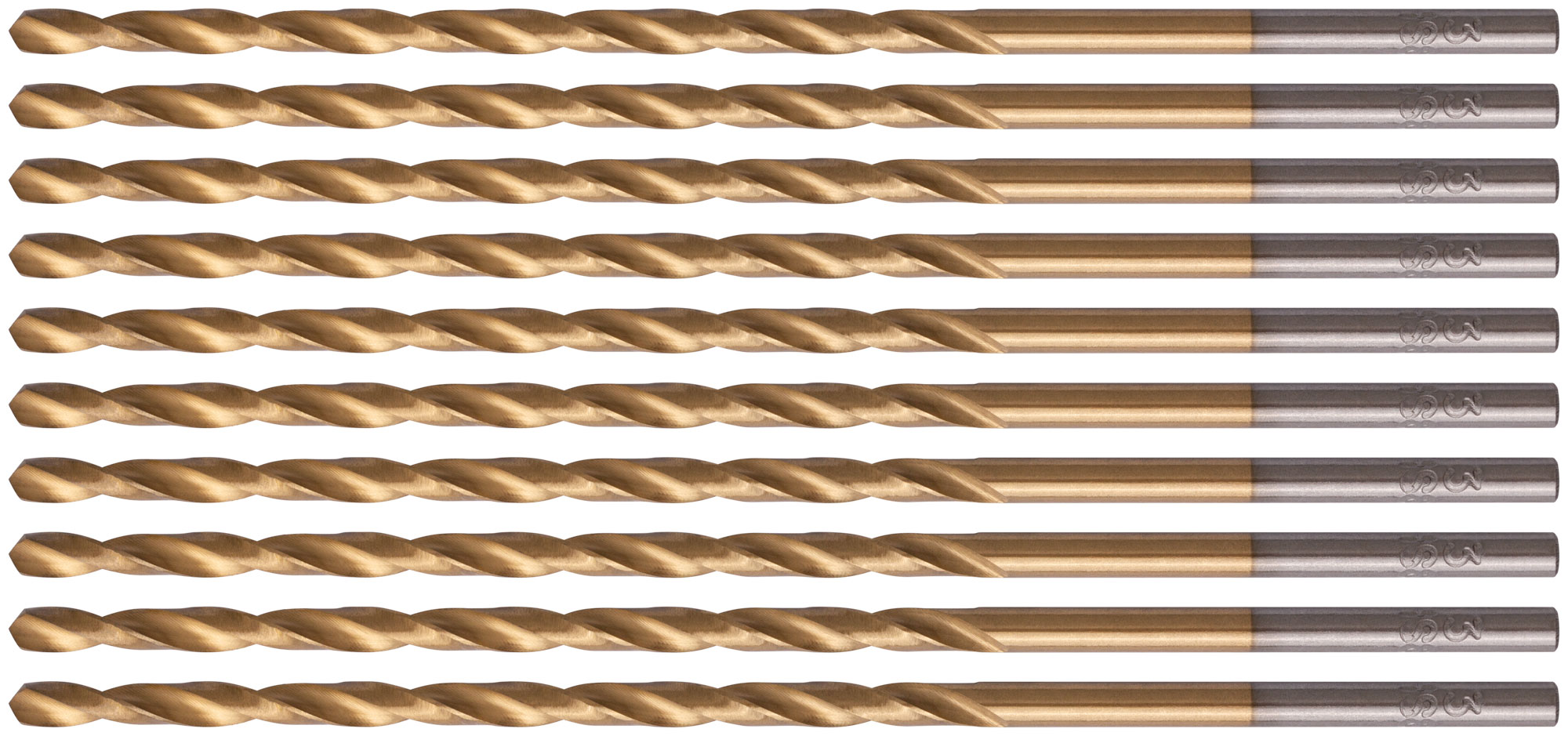 Сверло по металлу удлиненное 7,0х156мм титановое покрытие HSS (34270)