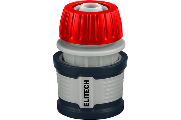 Соединитель для шлангов 1/2" пластиковый быстросъемный Elitech Garden HF 011 (Элитеч Гарден) 088