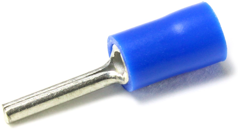 Наконечник круглый штырьевой НкИш 1,5 - 2,5 синий TDM SQ0545-0002