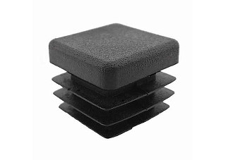 Заглушка 20х20мм для профильной трубы черная внутренняя