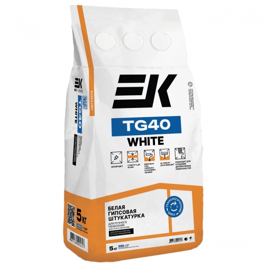 Смесь штукатурная ЕК TG40 (ТГ40) 5кг белая
