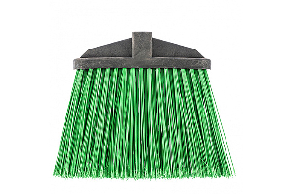 Метла полипропиленовая 345 х 200мм веерная распушенная без черенка Сибртех (63229)