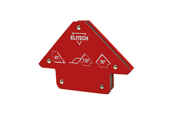 Угольник магнитный Элитеч (Elitech) усилие=11,5кг, углы 45/90/135 0606.017300