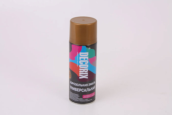 Эмаль золото металлик Декорикс (DECORIX) 520мл 0103-04-DX акриловая - фото 1