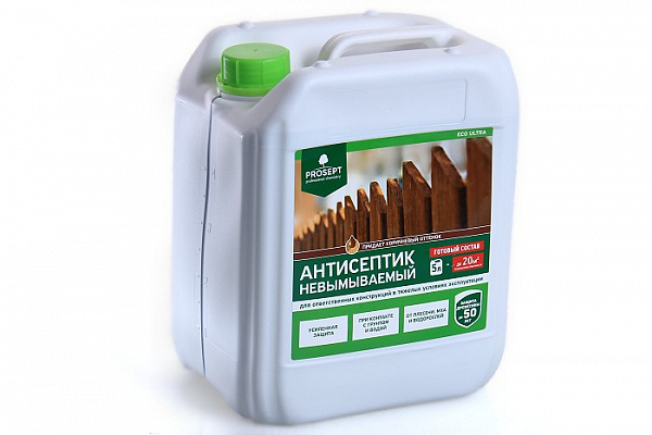 Антисептик Просепт Эко Ультра 5л коричневый невымываемый (062-5)
