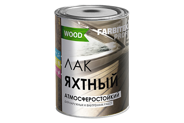 Лак яхтный FARBITEX (Фарбитекс) ПРОФИ WOOD высокоглянцевый 2,43кг/2,7л - фото 1