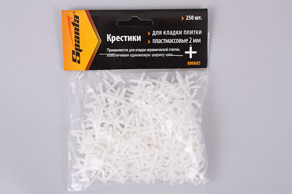 Крестики для плитки 2,0мм (250шт/уп) 880685
