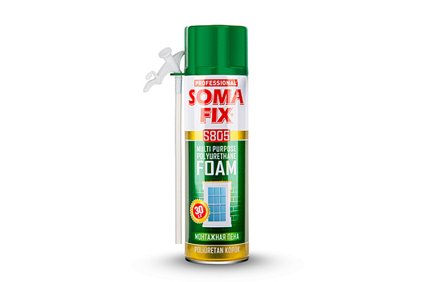 Пена монтажная Сома Фикс (Soma Fix) 500мл всесезонная ручная S805