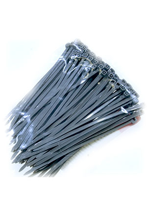 Хомут 3,0х200мм морозостойкие (2,5мм, 100шт) черные Арктик
