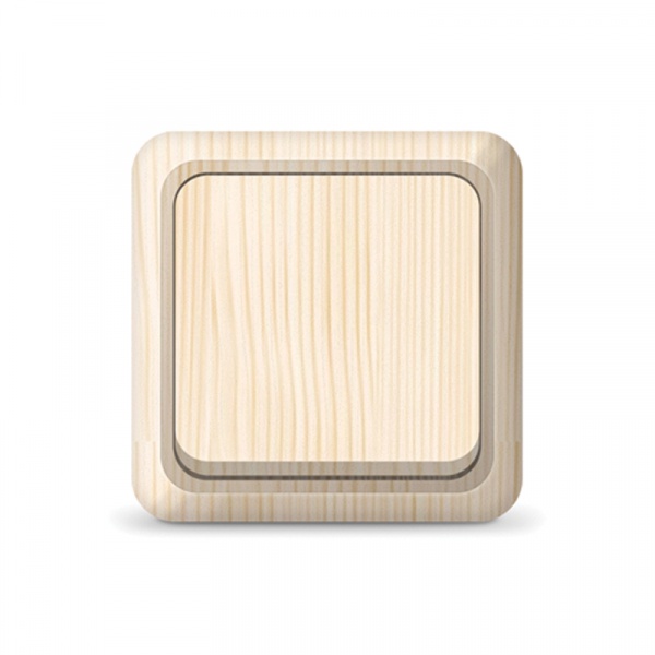 Выключатель 1-кл Universa Олимп сосна 10А, 220В, ОП 5560797