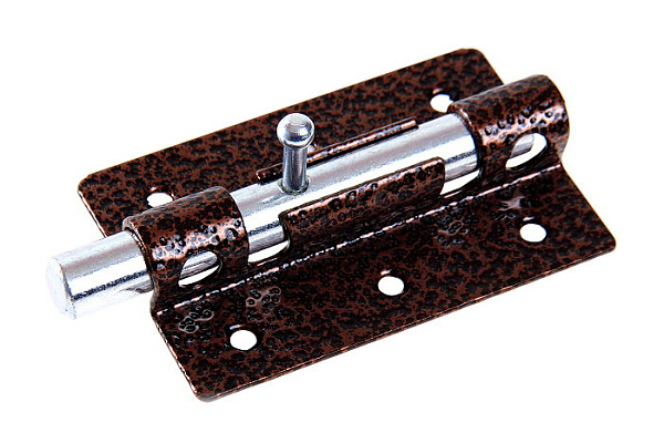 Задвижка дверная ЗД-08 медь КУНГУР