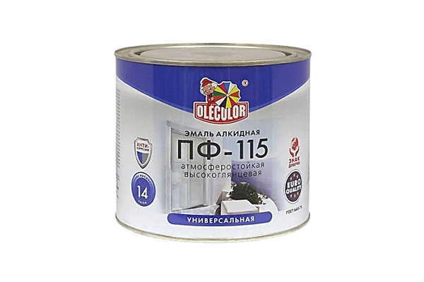 ПФ-115 Эмаль красная 1,8кг Олеколор (Olecolor)
