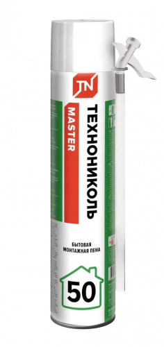 Пена монтажная Технониколь 50 Мастер (Master) 1000мл бытовая (ручная)