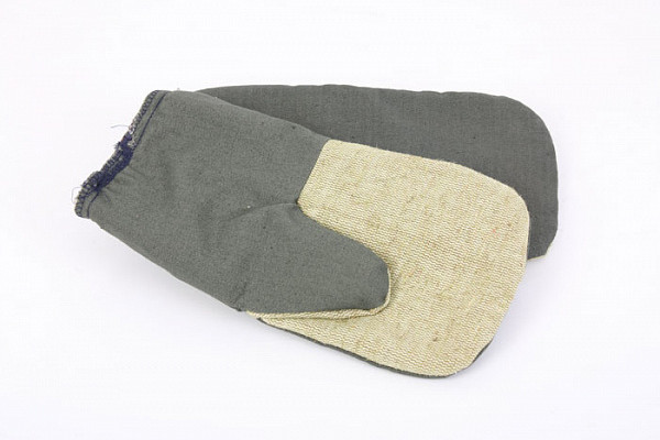 Рукавицы ХБ с брезентовым наладонником утепленные