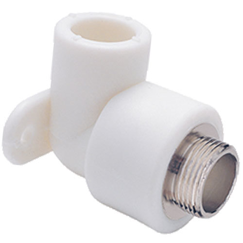 Угольник PPR комбинированный 25x3/4''/90 ВР с креплением