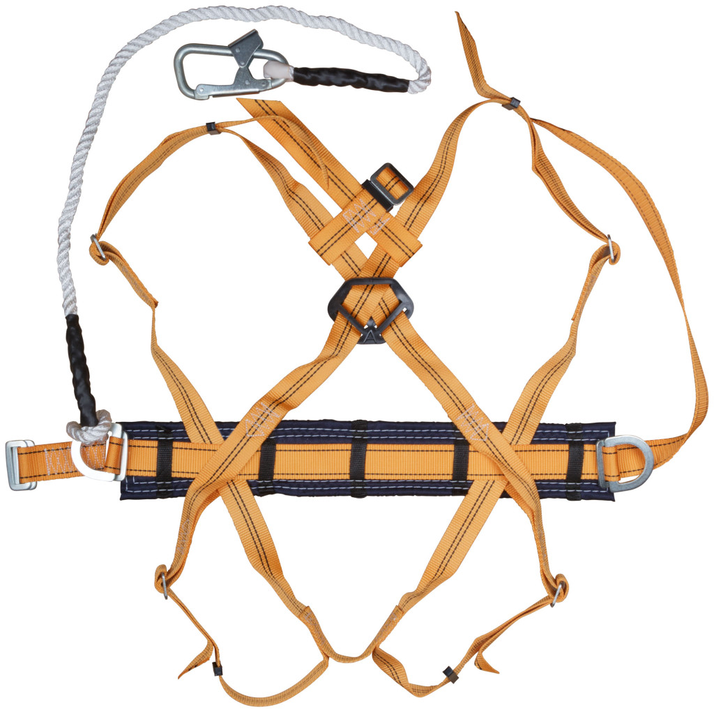 Удерживающая привязь УП-2ЖВ (канат) с наплечными и набедренными лямками 12578