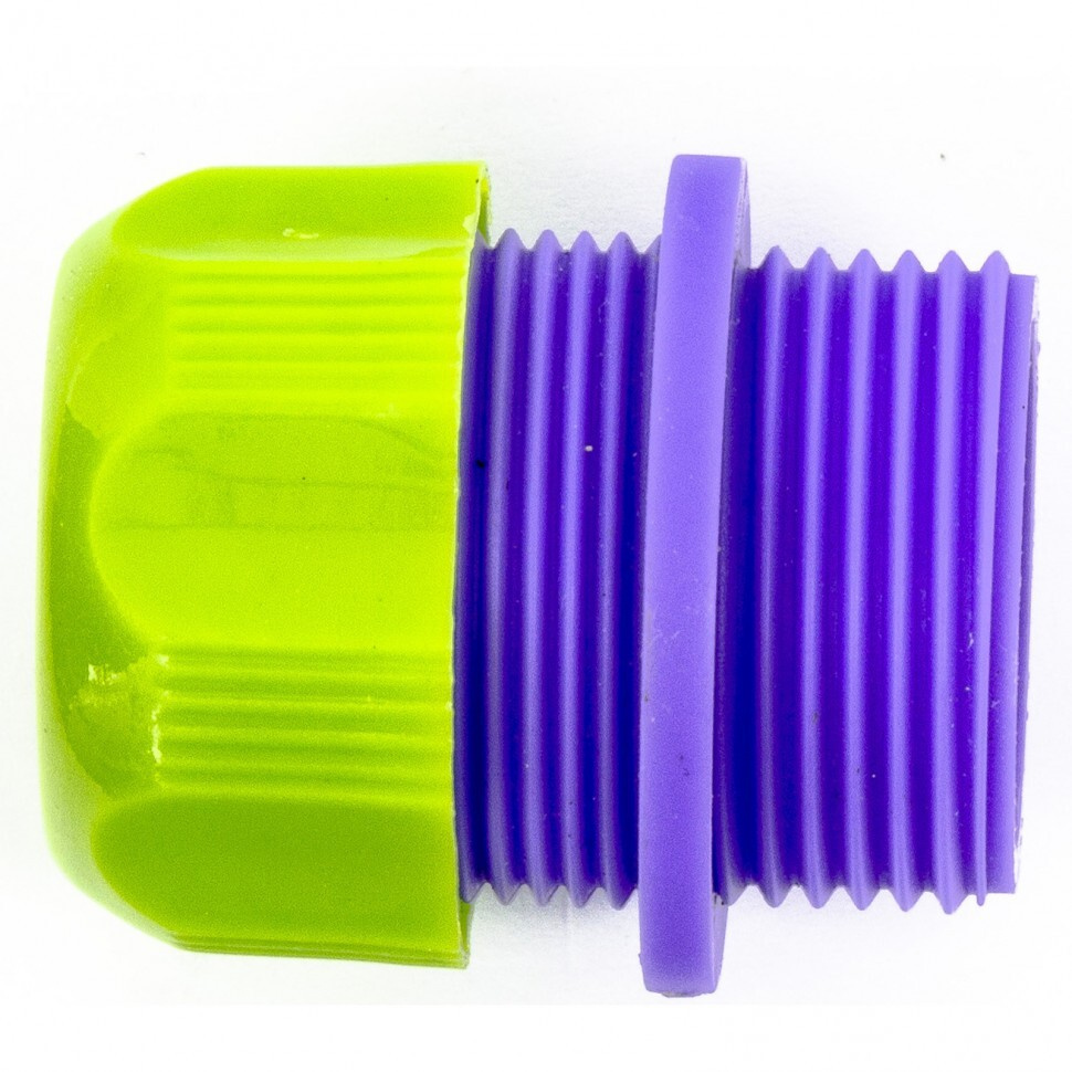 Соединитель для шлангов 1/2 пласт. с внешней резьбой "PALISAD" 66145