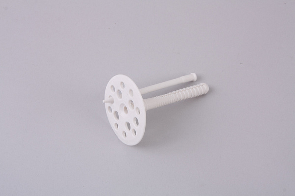 Дюбель для изоляции полипропилен с полипропиленовым гвоздем 10х90