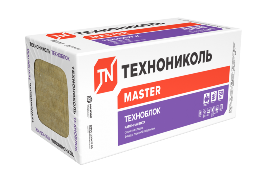 Утеплитель Техноблок (базальт) 1200х600х50 (8 плит) пл 45 (5,76м2; 0,288м3)