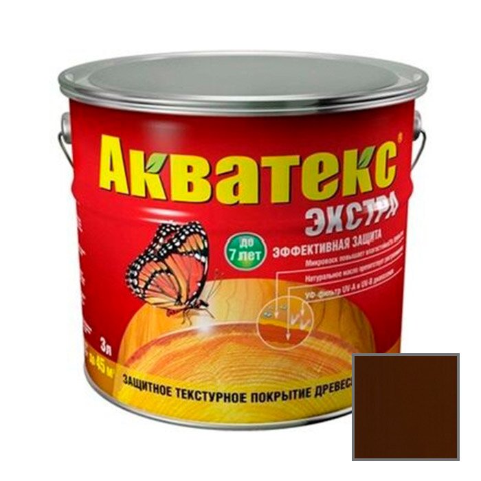 Акватекс-Экстра каштан 3л