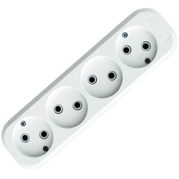 Колодка Universal 4гн б/з Е204