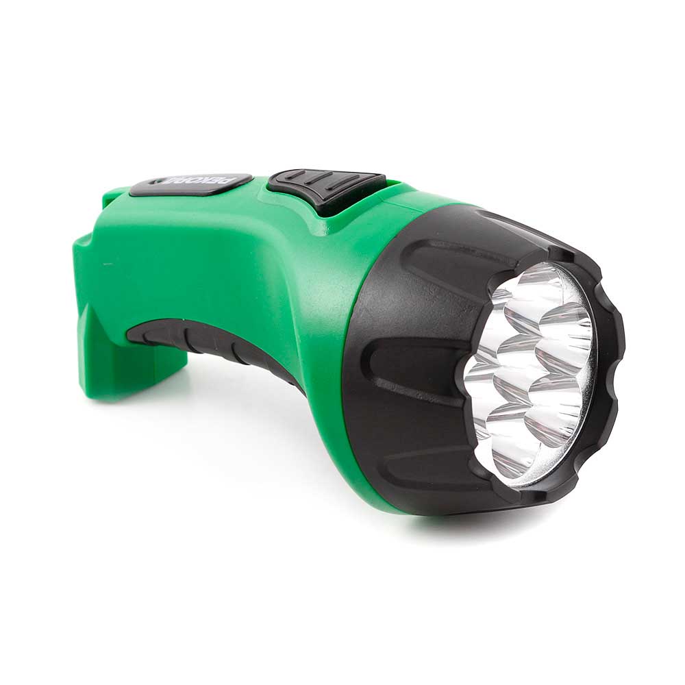 Фонарь светодиодный зеленый Рекорд РМ-0107 аккумуляторный