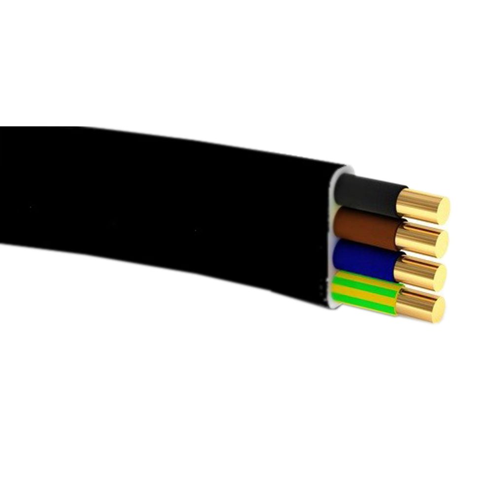 Кабель ВВГ ПНГ 4х1,5мм черный