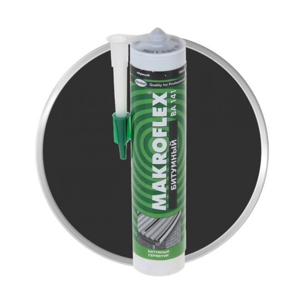 Герметик битумный черный 300мл ВА-141 Makroflex