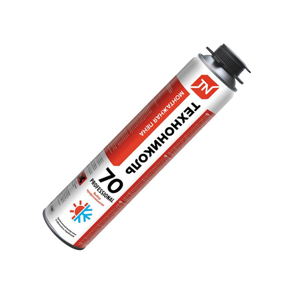 Пена монтажная Технониколь 70 Профессионал (Professional) 1000мл всесезонная пистолетная