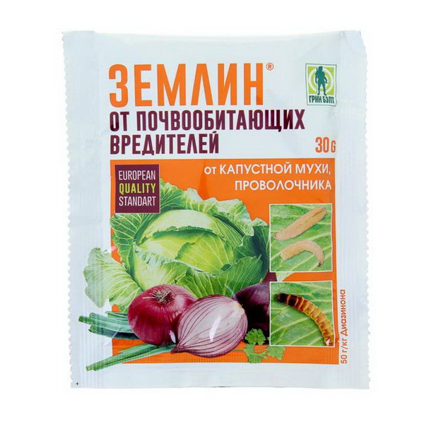 Средство от почвообитающих вредителей 100г ЗЕМЛИН
