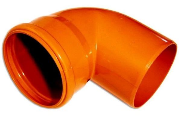Отвод РР 110мм/90 рыжий