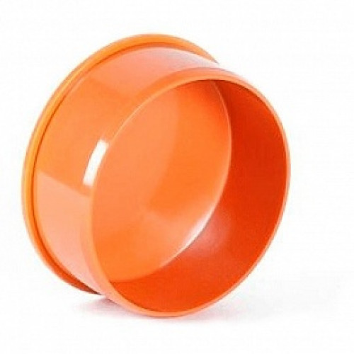 Заглушка РР 110мм рыжая