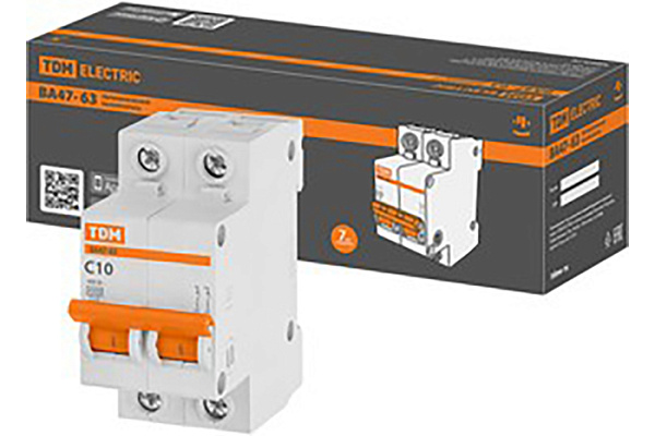 Авт. выкл. ВА47-29 2Р С10 TDM