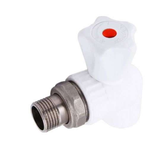 Кран шаровой для радиатора PPR 25х3/4" угловой РА42110