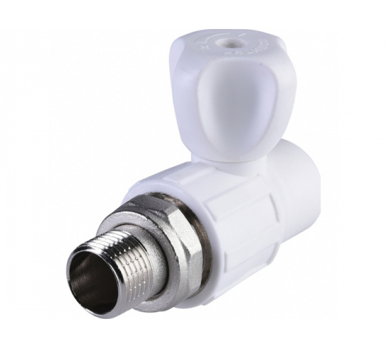 Кран шаровой для радиатора PPR 20х1/2" прямой РА41008