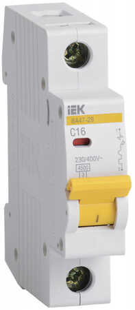Авт. выкл. ВА47-29 1Р С16  IEK