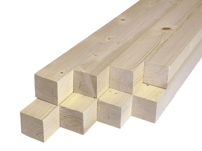 Брус 50х50мм 3м деревянный строганый