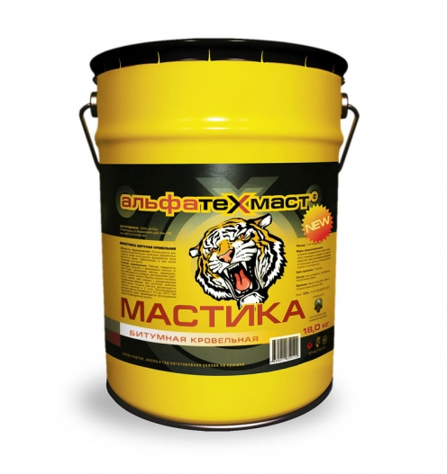 Мастика битумная кровельная 18кг АльфаТехМаст