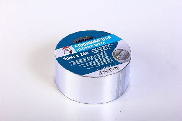 Фольгоскотч 50мм х 25м (лента алюминиевая) ТАК503Т
