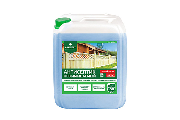 Антисептик Просепт Эко Ультра 5л для ответственных конструкций невымываемый (017-5)
