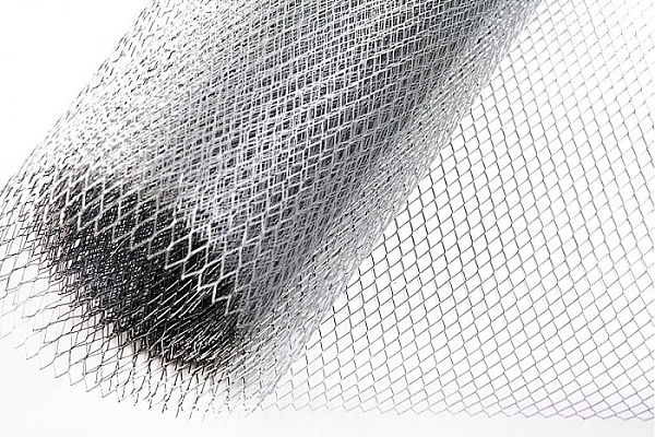 Сетка от мышей штукатурная ЦПВС оцинкованная высота 1м, длина 5м, ячейки 15х6х0,5мм 