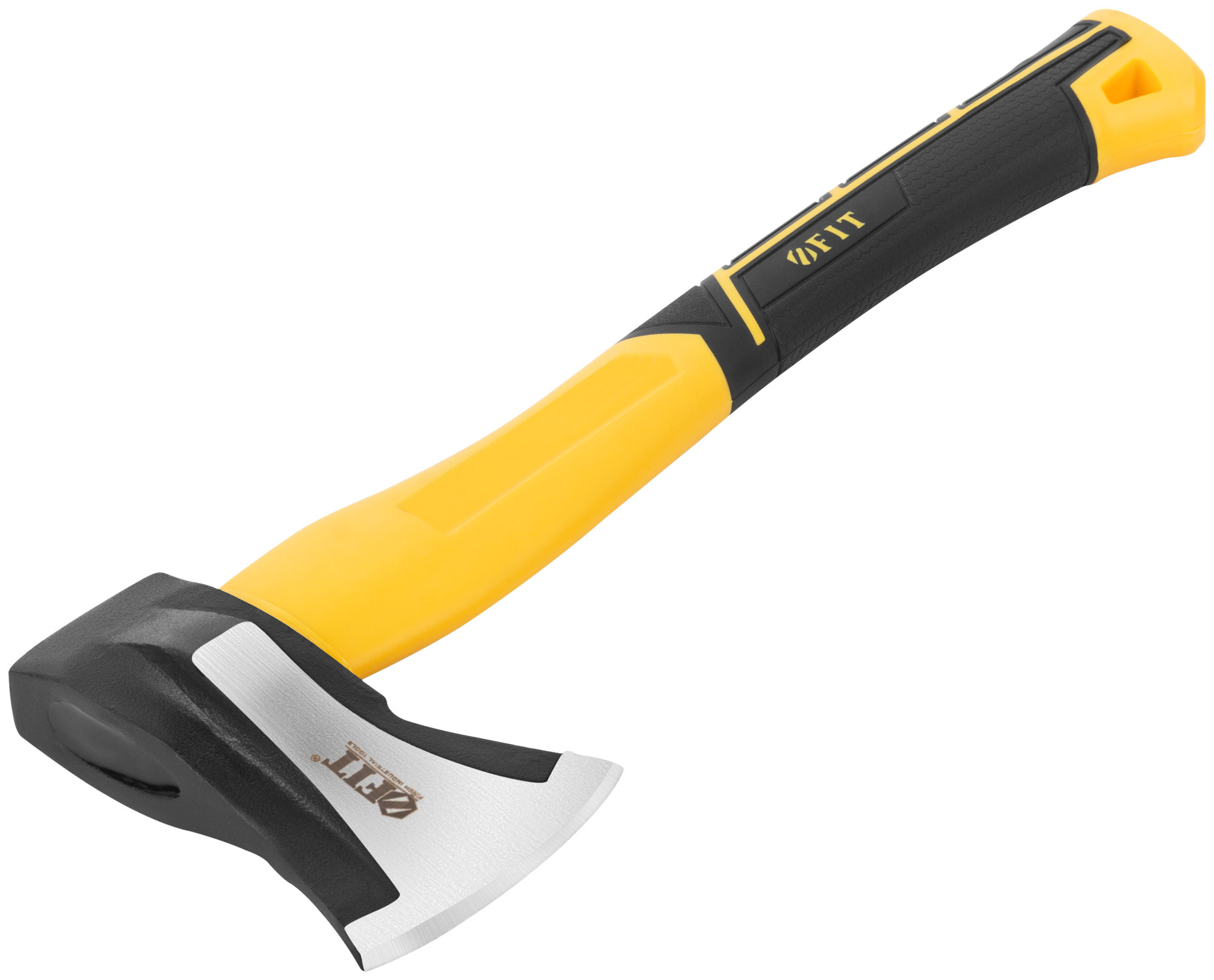 Топор-колун "ушастый" кованый, фиберглассовая ручка 1,0кг FIT (46171)