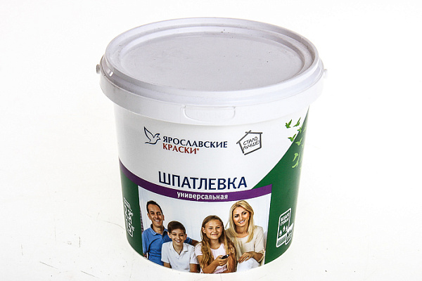 Шпатлевка универсальная для наружных и внутренних работ 1,5кг Ярославские краски