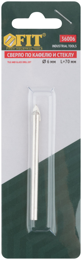 Сверло по кафелю 6мм 36006