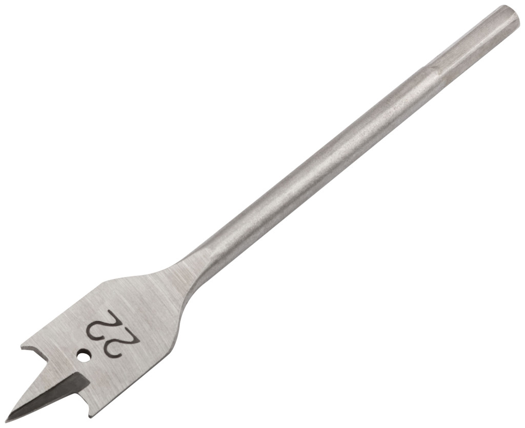 Сверло по дереву перовое 22х152мм шестигранный хвостовик (36122)