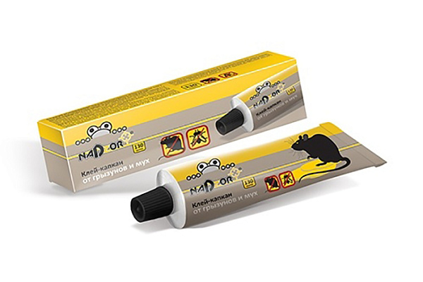 Клей-капкан от грызунов и мух 130г Надзор Наса (NADZOR NASA)135