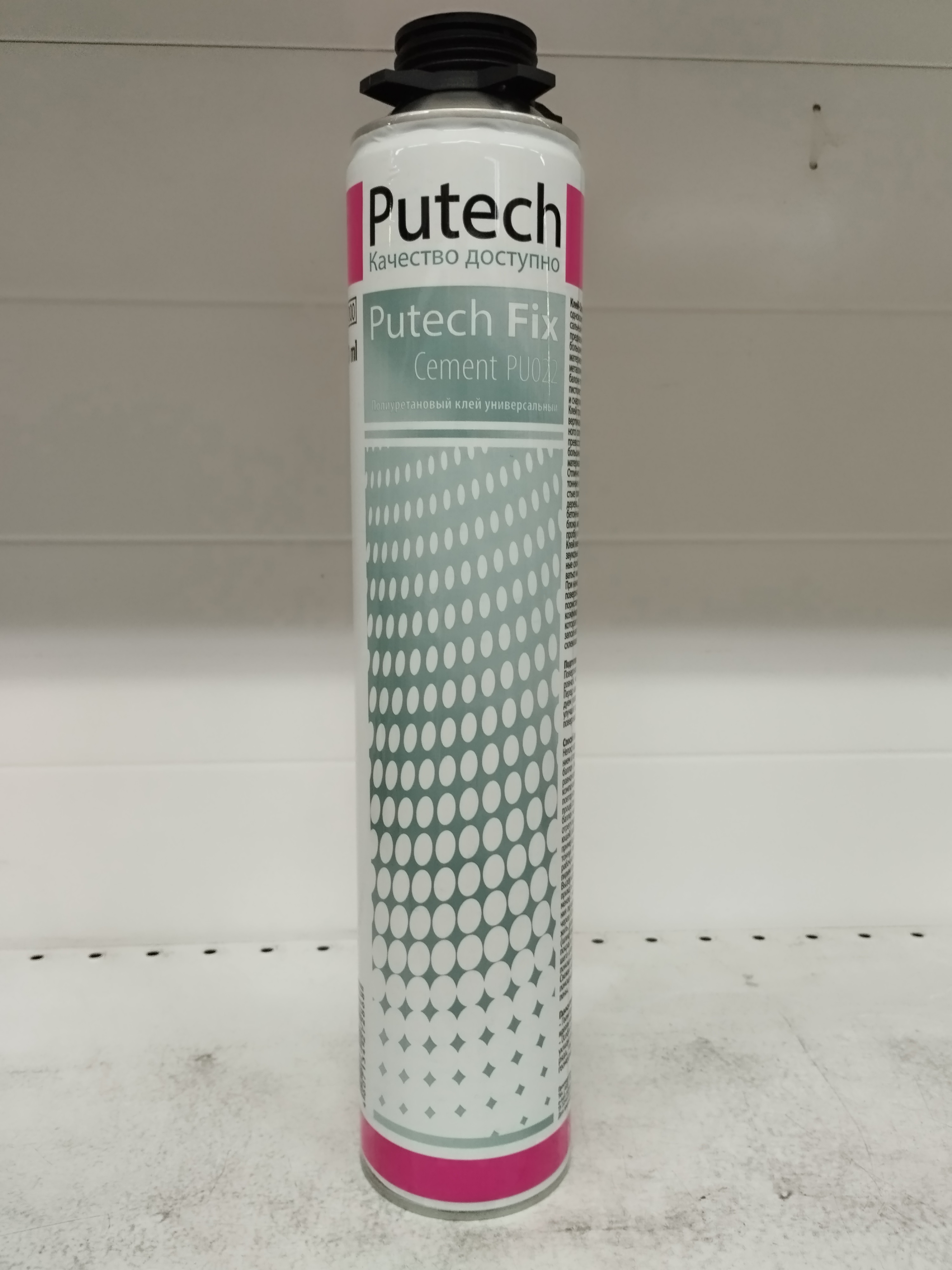 Пена-клей цемент Putech Fix Cement PU022 840мл