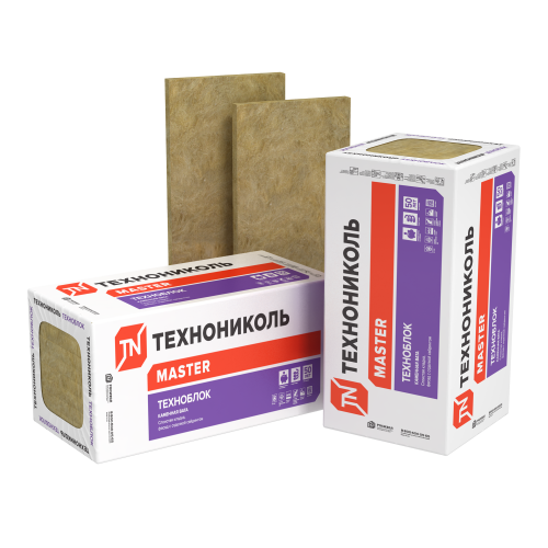 Утеплитель Техноблок (базальт) 1200х600х100 (4 плит) пл 45 (2,88м2; 0,288м3)